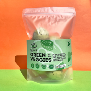 Love Buns Green Veggies Retail 6 Pack (390G)